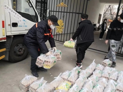 愛民區 提升保供能力，全面啟動牛奶雞蛋配送服務
